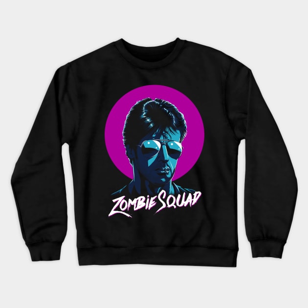 Zombie Squad Crewneck Sweatshirt by ddjvigo